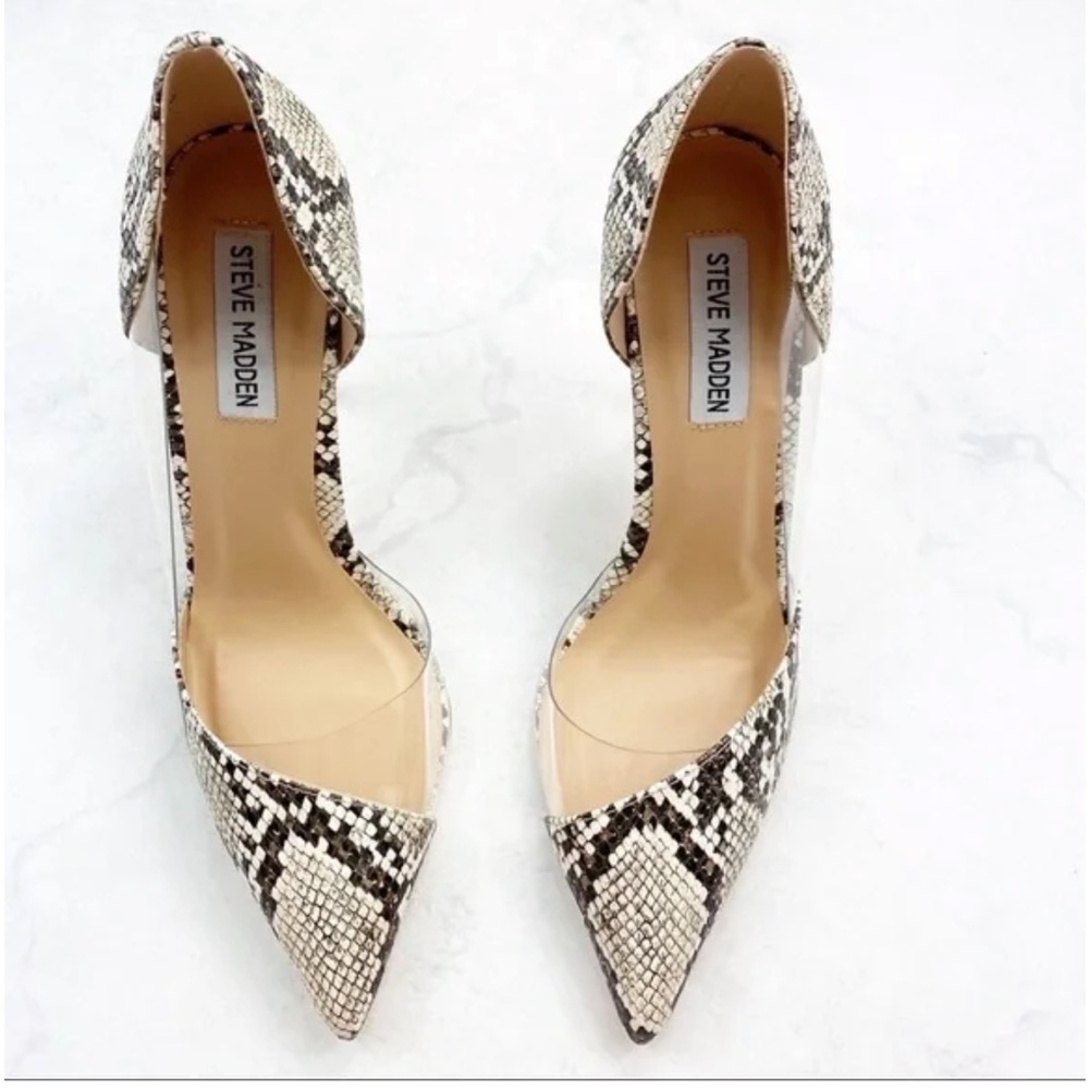 Steve Madden Snakeskin Patterned Heels